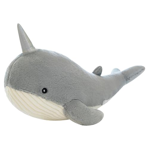 HOMEXYLYL Narwhal Plush, Narwhal Ocean Stuffed Animal Soft Cute for Hugging Playing Suitable for Children Adults Birthday Gift(S) von HOMEXYLYL
