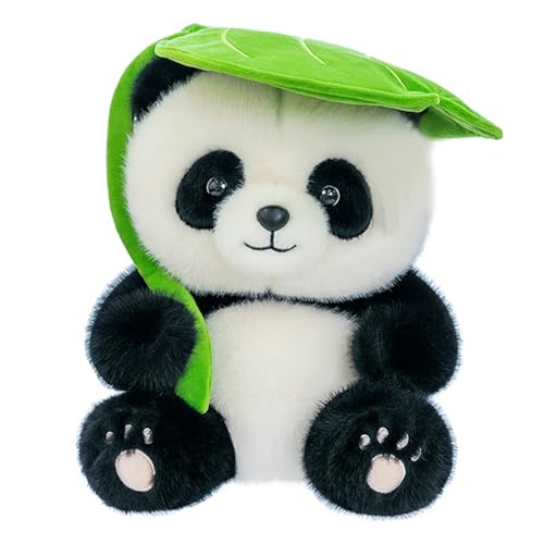HOMEXYLYL Panda-Kuscheltiere, Panda-Plüschtiere, weicher, süßer Blätterschirm, Weihnachts- und Geburtstagsgeschenke for Jungen und Mädchen HOMEXYLYL Panda-Kuscheltiere, Panda-Plüschtiere, weicher, süßer Blätterschirm, Weihnachts- und Geburtstagsgeschenke for Jungen und Mädchen von HOMEXYLYL