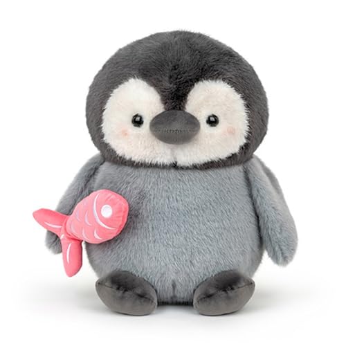 HOMEXYLYL Pinguin-Plüschtier, Pinguin-Plüschtier, weich, bequem, süßes Pinguinjunges, Weihnachts- und Geburtstagsgeschenk for Kinder(Fish) von HOMEXYLYL