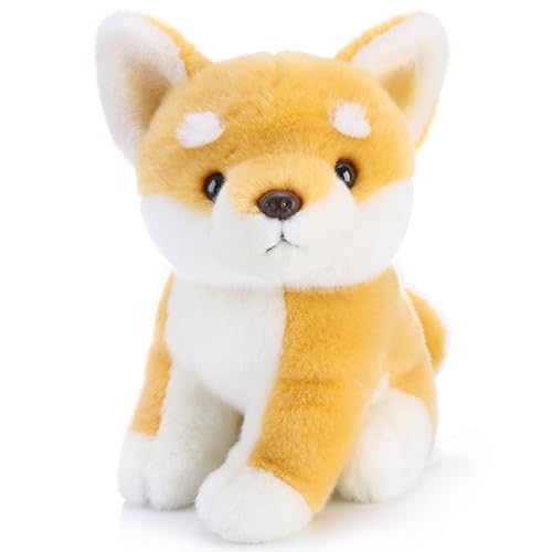 HOMEXYLYL Shiba Inu Plüschtier, Shiba Inu Stofftier, weicher, kuscheliger Welpe, Geburtstags for Kinder und Erwachsene HOMEXYLYL Shiba Inu Plüschtier, Shiba Inu Stofftier, weicher, kuscheliger Welpe, Geburtstags for Kinder und Erwachsene von HOMEXYLYL