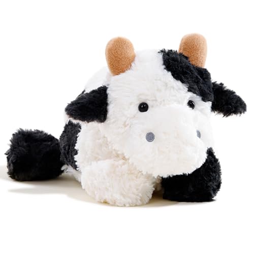 HOMEXYLYL Süßes Kuh-Plüschtier, Kawaii-Kuh, Kuscheltier, weich, for Umarmen, Geburtstags for Kinder und Erwachsene(23cm/9.1in) von HOMEXYLYL