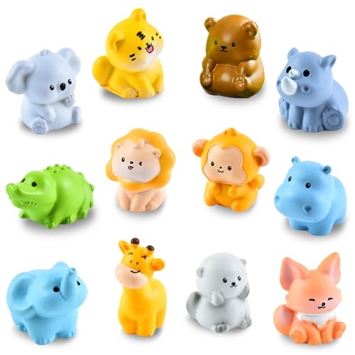 12 Stück Mini Tiere Winzige Harz Tiere Fuchs Tiger Elefant für Puppenhaus Micro Fairy Garten Landschaft Aquarium Geburtstag Dekorationen 12 Stück Mini Tiere Winzige Harz Tiere Fuchs Tiger Elefant für Puppenhaus Micro Fairy Garten Landschaft Aquarium Geburtstag Dekorationen von HOMICO