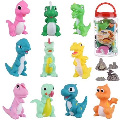 HOMNIVE Badespielzeug ohne Loch, 10 STK, Baby Dinosaurier Badewannenspielzeug, schimmelfrei, Kinder Badewannen Pool Spielzeug für Jungen und Mädchen HOMNIVE Badespielzeug ohne Loch, 10 STK, Baby Dinosaurier Badewannenspielzeug, schimmelfrei, Kinder Badewannen Pool Spielzeug für Jungen und Mädchen von HOMNIVE