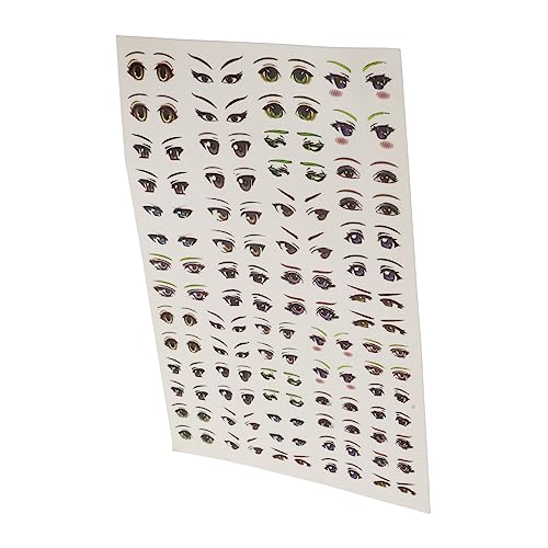 HOMOBABE 1 Blatt Selbstklebende Cartoon Augen Aufkleber für DIY Projekte mit Verschiedenen Designs für Bastelarbeiten für Tonfiguren und Puppen Langlebig und Einfach Anzubringen HOMOBABE 1 Blatt Selbstklebende Cartoon Augen Aufkleber für DIY Projekte mit Verschiedenen Designs für Bastelarbeiten für Tonfiguren und Puppen Langlebig und Einfach Anzubringen von HOMOBABE