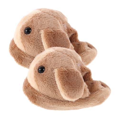 HOMOBABE 1 Paar Plüsch Dollenschuhe für Puppen Tierisch Süße Slipper als Winteraccessoires Weiche und Gemütliche Hausschuhe für Puppen für Verkleiden HOMOBABE 1 Paar Plüsch Dollenschuhe für Puppen Tierisch Süße Slipper als Winteraccessoires Weiche und Gemütliche Hausschuhe für Puppen für Verkleiden von HOMOBABE