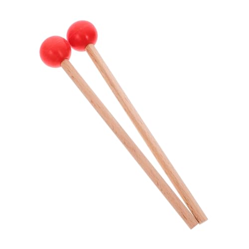 HOMOBABE 1 Paar Xylophon-Sticks Mit Holzgriff Und Gummikopf, Percussion-schlägel Für Marimba-Glocken, Zungentrommel, 21 cm HOMOBABE 1 Paar Xylophon-Sticks Mit Holzgriff Und Gummikopf, Percussion-schlägel Für Marimba-Glocken, Zungentrommel, 21 cm von HOMOBABE