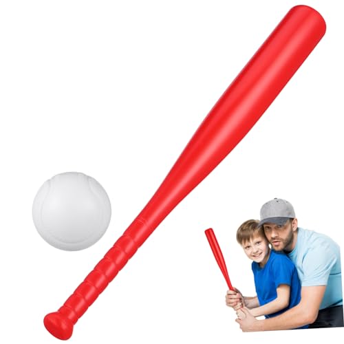 HOMOBABE 1 Satz Baseballschläger und Bälle aus Kunststoff Outdoor Set für Interaktive Familienspiele Leicht und Tragbar für und Gartenaktivitäten Zufällige Farbe Zufällige Farbe von HOMOBABE