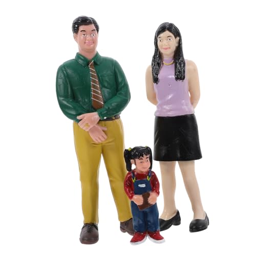 HOMOBABE 1 Satz Familienfiguren Set für Sandkasten Teiliges Miniatur Dollhouse Figuren Set Vater Mutter Tochter Realistische Deko für Zuhause und Sandtisch Szenen Hochwertige Details und HOMOBABE 1 Satz Familienfiguren Set für Sandkasten Teiliges Miniatur Dollhouse Figuren Set Vater Mutter Tochter Realistische Deko für Zuhause und Sandtisch Szenen Hochwertige Details und von HOMOBABE