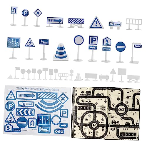 HOMOBABE 1 Satz Gamepad parkscheibe sauthpark Straßenverkehr Spielmatte spielkissen Toys Kid Toys Picknickmatte im Freien Outdoor-Spielmatte Spielmatte für Vlies Weiß von HOMOBABE