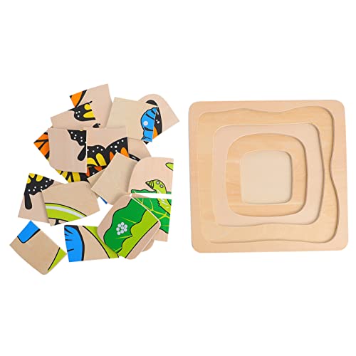 HOMOBABE 1 Satz Holzpuzzle für Tier und Pflanzen Multilayer Bildung für Geburtstage und Freizeitaktivitäten HOMOBABE 1 Satz Holzpuzzle für Tier und Pflanzen Multilayer Bildung für Geburtstage und Freizeitaktivitäten von HOMOBABE