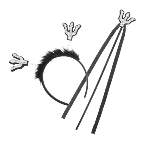 HOMOBABE 1 Satz Liebe Stirnband Teufel Kostüm Stirnband Prinzessin Gastgeschenke Cosplay-kopfschmuck-requisite Halloween -haarzubehör Frauen Kopfschmuck Black Stoff HOMOBABE 1 Satz Liebe Stirnband Teufel Kostüm Stirnband Prinzessin Gastgeschenke Cosplay-kopfschmuck-requisite Halloween -haarzubehör Frauen Kopfschmuck Black Stoff von HOMOBABE