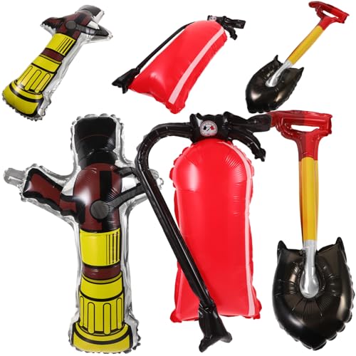 HOMOBABE 1 Satz Luftballons Feuerlöscher und Schaufel Design für Feuerwehr Partydekoration Aufblasbare Deko für Feuerwehrmann Feierlichkeiten Einfach zu Transportieren Lagern HOMOBABE 1 Satz Luftballons Feuerlöscher und Schaufel Design für Feuerwehr Partydekoration Aufblasbare Deko für Feuerwehrmann Feierlichkeiten Einfach zu Transportieren Lagern von HOMOBABE