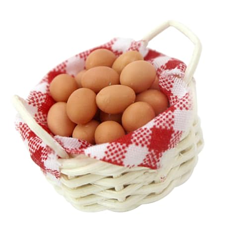 HOMOBABE 1 Satz Mini Eier Korb Mini-Ei-Modelle Miniatur-Dekorationen Miniaturmodelle Mini-Eier-Ornamente Mini-Ei-dekore Für Die Küche Mini-House-szenendekore Harz HOMOBABE 1 Satz Mini Eier Korb Mini-Ei-Modelle Miniatur-Dekorationen Miniaturmodelle Mini-Eier-Ornamente Mini-Ei-dekore Für Die Küche Mini-House-szenendekore Harz von HOMOBABE