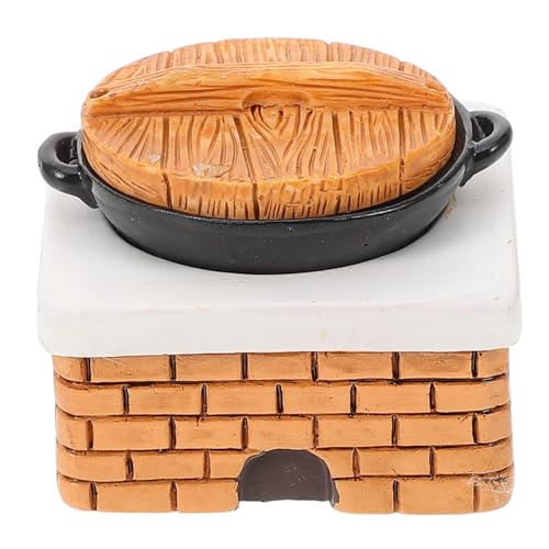 HOMOBABE 1 Satz Miniatur Puppenhaus Küche Set Teiliges Kochset mit Herd für Kreatives Spiel Realistisches Küchendekor für Puppenhäuser für Fantasievolles HOMOBABE 1 Satz Miniatur Puppenhaus Küche Set Teiliges Kochset mit Herd für Kreatives Spiel Realistisches Küchendekor für Puppenhäuser für Fantasievolles von HOMOBABE