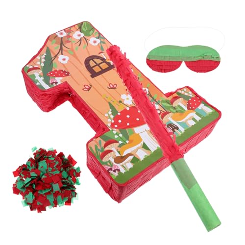 HOMOBABE 1 Satz Mushroom Pinata für Geburtstag Niedliches Design für Befüllbare Piñata für Süßigkeiten und Partydekoration Lustiges für Candy Smash Spiele Must Have für Einzigartige Feiern von HOMOBABE