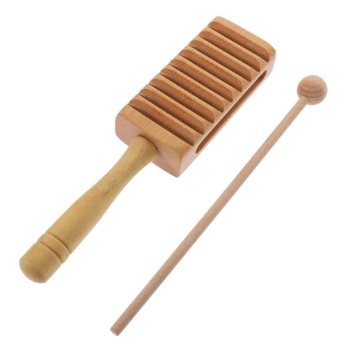 HOMOBABE 1 Satz Musikinstrument aus Holz Rhythm Guiro Toy für Musikspielzeug Musikalischen Kreativität und Rhythmusfähigkeiten Sicher und Handlich für Kleinkinder von HOMOBABE