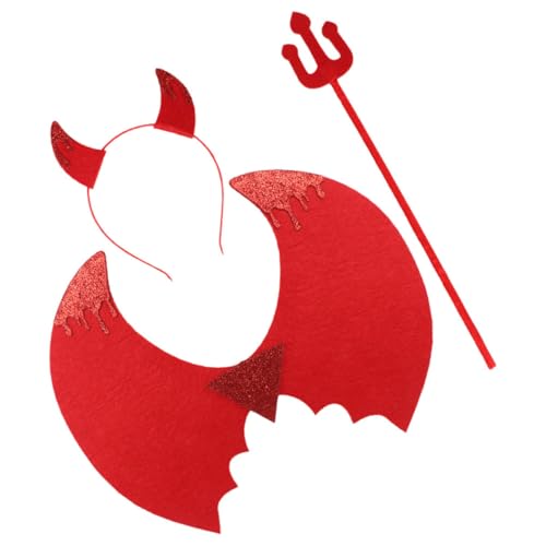 HOMOBABE 1 Satz Performance-kostüm Für Giftkostüm Für Cosplay Für Flügel Halloween-kostüm Für Kleinkind Halloween -kostüm Party Tween Rot Plastik HOMOBABE 1 Satz Performance-kostüm Für Giftkostüm Für Cosplay Für Flügel Halloween-kostüm Für Kleinkind Halloween -kostüm Party Tween Rot Plastik von HOMOBABE