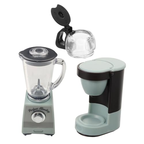 HOMOBABE Puppenhaus Miniatur Mini Kaffeemaschine Entsafter Set Maßstab 112 Spielset Zubehör von HOMOBABE