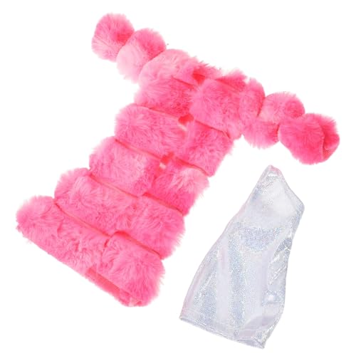HOMOBABE 1 Satz Puppenkleidungszubehör Pyjama Outfits Cartoon-puppenkostüm Wiederverwendbares Outfit Puppenmantel Für Mädchen Kleine Puppenkleidung Kleidung Für Puppen Rosa Plüsch HOMOBABE 1 Satz Puppenkleidungszubehör Pyjama Outfits Cartoon-puppenkostüm Wiederverwendbares Outfit Puppenmantel Für Mädchen Kleine Puppenkleidung Kleidung Für Puppen Rosa Plüsch von HOMOBABE