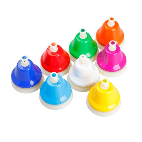 HOMOBABE 1 Satz Teiliges Bunter Handglocken Musikinstrument für Frühkindliche Bildung und Musikalische Früherziehung Fördert Sprache und Gedächtnis HOMOBABE 1 Satz Teiliges Bunter Handglocken Musikinstrument für Frühkindliche Bildung und Musikalische Früherziehung Fördert Sprache und Gedächtnis von HOMOBABE