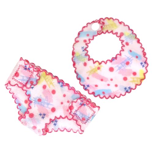 HOMOBABE 1 Set Tuch Zubehör Bib Höschen Für Puppen Höschen Wiederverwendbare HOMOBABE 1 Set Tuch Zubehör Bib Höschen Für Puppen Höschen Wiederverwendbare von HOMOBABE