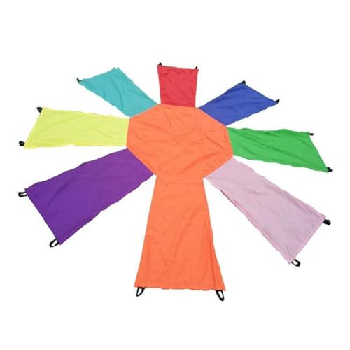 HOMOBABE 1 Stück Rainbow Umbrella Koordinationsspiel für Wurfspiel Outdoor Lernspielzeug und Bewegung für Schule und Zuhause von HOMOBABE
