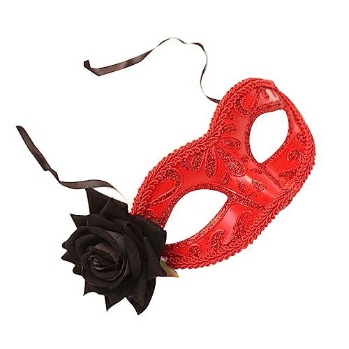 HOMOBABE 1 Stück halbe Gesichtsmaske erwachsene maske Zarte Halb- Halloween -Masken Rosenmaske Tanzparty-Maske Erwachsenenmaske Partymaske für Erwachsene Plastik rot HOMOBABE 1 Stück halbe Gesichtsmaske erwachsene maske Zarte Halb- Halloween -Masken Rosenmaske Tanzparty-Maske Erwachsenenmaske Partymaske für Erwachsene Plastik rot von HOMOBABE