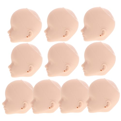 HOMOBABE 10 Stück DIY Puppenköpfe für Makeup Realistische Augenöffnungen Perfektes Zubehör für Makeup Training und Kreative Projekte für Künstler und Bastler von HOMOBABE