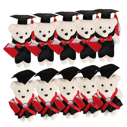 HOMOBABE 10 Stück Dr. Bärenpuppe Phd -abschlussbär Mini-abschlussbären Bär Für Blumenstrauß Abschluss Bär Dekore Bärenschmuck Für Blumenstrauß Abschlussbär Für DIY Schaum HOMOBABE 10 Stück Dr. Bärenpuppe Phd -abschlussbär Mini-abschlussbären Bär Für Blumenstrauß Abschluss Bär Dekore Bärenschmuck Für Blumenstrauß Abschlussbär Für DIY Schaum von HOMOBABE