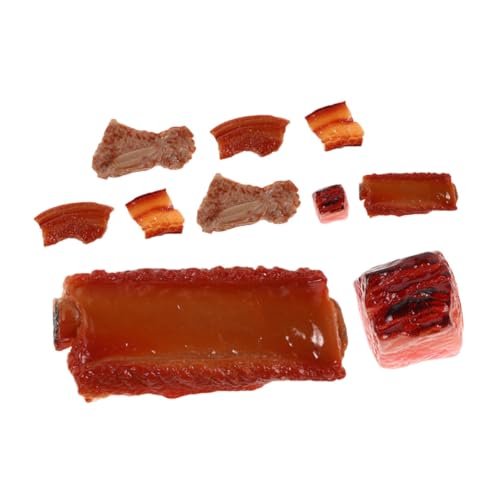 HOMOBABE 10 Stück Gefälschte Schweinerippchen, Künstliches Fleisch, Simulation Von Geschmortem Fleisch, Foto-Requisiten, Lebensmittel-Spielzeug Für Küche, Lebensmittel- , Zubehör, HOMOBABE 10 Stück Gefälschte Schweinerippchen, Künstliches Fleisch, Simulation Von Geschmortem Fleisch, Foto-Requisiten, Lebensmittel-Spielzeug Für Küche, Lebensmittel- , Zubehör, von HOMOBABE