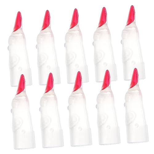 HOMOBABE 10 Stück Halloween Leuchtende Hexenfinger Nagelabdeckungen Teiliges für Kostümpartys Gruselige Accessoires für Cosplay und Halloween Dekoration HOMOBABE 10 Stück Halloween Leuchtende Hexenfinger Nagelabdeckungen Teiliges für Kostümpartys Gruselige Accessoires für Cosplay und Halloween Dekoration von HOMOBABE