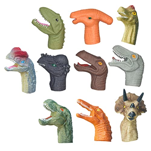HOMOBABE 10 Stück Kreative Fingerpuppen Cartoon Dinosaurier Finger Spielzeug Fingerspielzeug HOMOBABE 10 Stück Kreative Fingerpuppen Cartoon Dinosaurier Finger Spielzeug Fingerspielzeug von HOMOBABE
