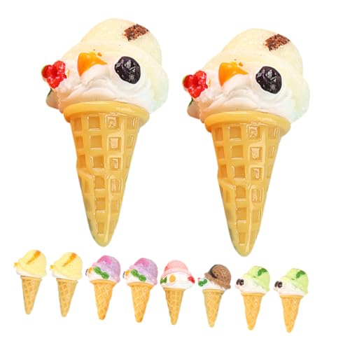 HOMOBABE 10 Stück Künstliche Eistüten Modelle Teiliges Realistische Dekoration für Fotografie und Desserts Langlebig und Farbenfroh für Kreative Displays HOMOBABE 10 Stück Künstliche Eistüten Modelle Teiliges Realistische Dekoration für Fotografie und Desserts Langlebig und Farbenfroh für Kreative Displays von HOMOBABE