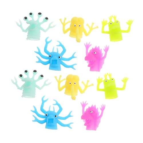 HOMOBABE 10 Stück Leuchtende Fingerpuppen aus TPR Mini Finger für Geschichten und Kreative Spiele für Familienfeiern und Kindergeburtstage HOMOBABE 10 Stück Leuchtende Fingerpuppen aus TPR Mini Finger für Geschichten und Kreative Spiele für Familienfeiern und Kindergeburtstage von HOMOBABE