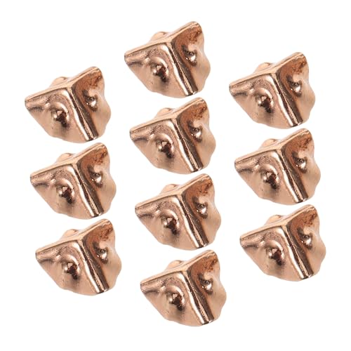 HOMOBABE 10 Stück Mini Koffer Eckenverkleidungen aus Metall für DIY Puppenhaus Zubehör Dekorative Boxen und Schmuckkästen Vielseitige Kofferfüße für Kreative Projekte HOMOBABE 10 Stück Mini Koffer Eckenverkleidungen aus Metall für DIY Puppenhaus Zubehör Dekorative Boxen und Schmuckkästen Vielseitige Kofferfüße für Kreative Projekte von HOMOBABE