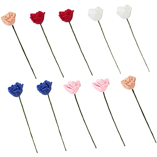 HOMOBABE 10 Stück Mini-rosenstrauß Kleine Rose Künstlich Miniatur Puppenhaus Mini-Fake-Rose Miniblumen Selber Machen Mini-blumendekor Simulationsblume Gefälschte Blume Mini-modellblume Ton HOMOBABE 10 Stück Mini-rosenstrauß Kleine Rose Künstlich Miniatur Puppenhaus Mini-Fake-Rose Miniblumen Selber Machen Mini-blumendekor Simulationsblume Gefälschte Blume Mini-modellblume Ton von HOMOBABE