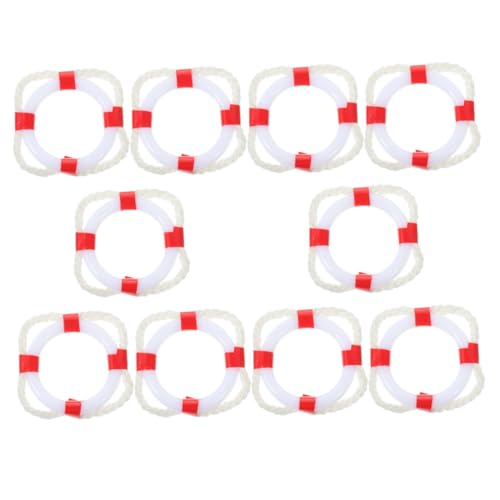 HOMOBABE 10 Stück Miniature Schwimmring Deko Mediterrane Lebensretter für Puppenhäuser DIY Miniaturgärten Detailgetreue Dekoration für Kinderzimmer und Badewanne HOMOBABE 10 Stück Miniature Schwimmring Deko Mediterrane Lebensretter für Puppenhäuser DIY Miniaturgärten Detailgetreue Dekoration für Kinderzimmer und Badewanne von HOMOBABE