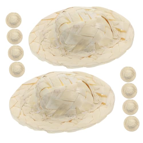 HOMOBABE 10 Stück Puppenmütze Cowgirlhut Rosafarbener Cowgirlhut Zubehör Für Die Puppenherstellung Miniatur-puppenhauszubehör Mini-Hut Mini-strickmütze Kleine Bastelhüte Partyhut Stroh HOMOBABE 10 Stück Puppenmütze Cowgirlhut Rosafarbener Cowgirlhut Zubehör Für Die Puppenherstellung Miniatur-puppenhauszubehör Mini-Hut Mini-strickmütze Kleine Bastelhüte Partyhut Stroh von HOMOBABE