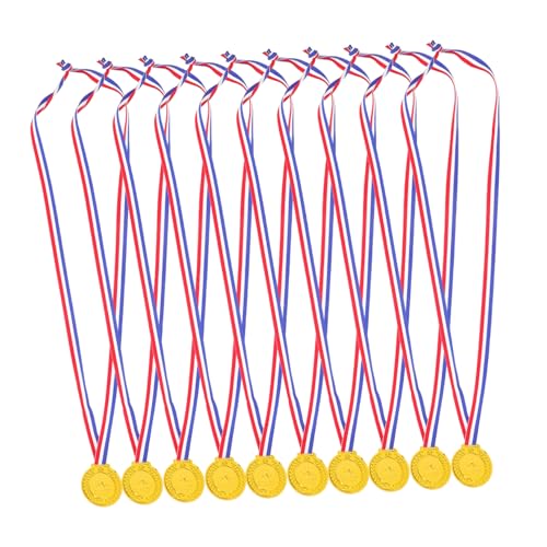 HOMOBABE 10 Stück Teiliges Goldmedaillen für Robuste und Sichere Auszeichnungen für Wettbewerbe Sportpartys und Belohnungen für Fußball und Andere Veranstaltungen HOMOBABE 10 Stück Teiliges Goldmedaillen für Robuste und Sichere Auszeichnungen für Wettbewerbe Sportpartys und Belohnungen für Fußball und Andere Veranstaltungen von HOMOBABE