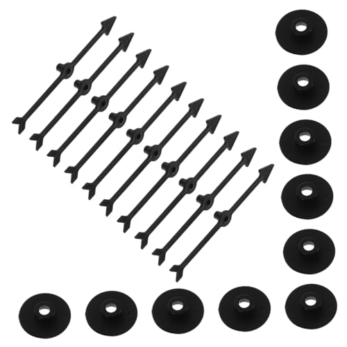 HOMOBABE 10 Stück Teiliges Rotationspfeile für Brettspiele Wiederverwendbare Kunststoff Spielzeiger für Kreative DIY Spiele Schwarz für Familienaktivitäten HOMOBABE 10 Stück Teiliges Rotationspfeile für Brettspiele Wiederverwendbare Kunststoff Spielzeiger für Kreative DIY Spiele Schwarz für Familienaktivitäten von HOMOBABE