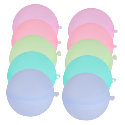 HOMOBABE 10 Stück wiederverwendbare Wasserkampfspielzeuge interaktives wasserspielzeug strand spielzeuge Wasserkampfbälle Pool-Wasserspielzeug Kieselgel HOMOBABE 10 Stück wiederverwendbare Wasserkampfspielzeuge interaktives wasserspielzeug strand spielzeuge Wasserkampfbälle Pool-Wasserspielzeug Kieselgel von HOMOBABE