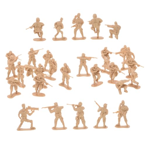 HOMOBABE 100 Stück Mini-Modell Soldat Krieger Figuren Kunststoff Mini Soldat Modell Miniaturfigur Miniatur Soldat Modell Kleine Ornamente von HOMOBABE