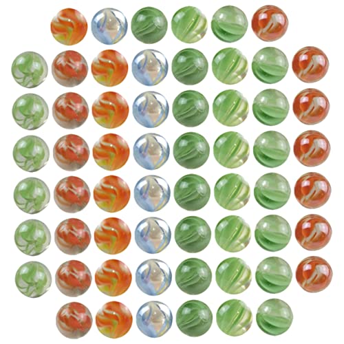 HOMOBABE 100 Stück Murmeln für kinderspielzeug kinderknallzeug farbschleuder Toys Marmorspielzeug kreativer Kieselstein Murmelbahn Marmor Ornamente marmor dekore Glas von HOMOBABE