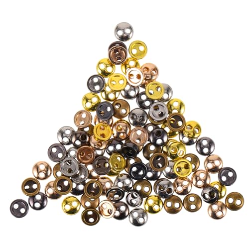 HOMOBABE 100Stücke Mini Knöpfe Für Puppen Vintage Metallknöpfe Antikbronze Und Gunmetal Für DIY Handwerk Scrapbooking Und Stoffdekoration von HOMOBABE
