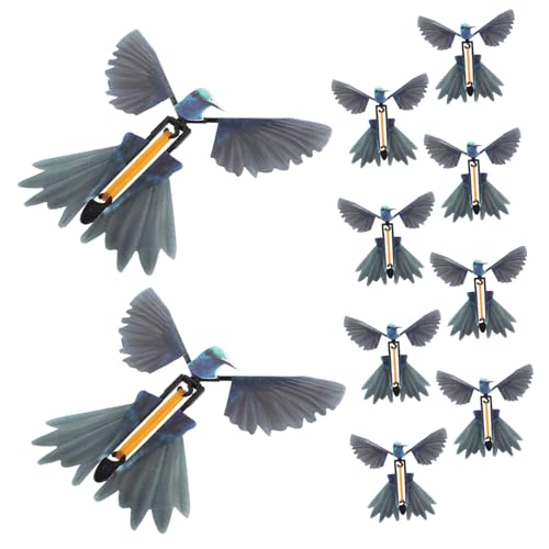 HOMOBABE 10Stücke Fliegende Hummingbirds Lustige Gummiband Betriebene Für Partys Kreative Und Streichspielzeug Mit Fliegenden Vögeln von HOMOBABE