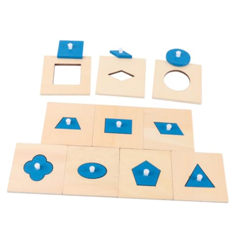HOMOBABE 10Stücke Geometrische Formspielzeuge aus Holz Pädagogisches für Kreativität für Frühe Lernspiele und Formensteckspiele HOMOBABE 10Stücke Geometrische Formspielzeuge aus Holz Pädagogisches für Kreativität für Frühe Lernspiele und Formensteckspiele von HOMOBABE