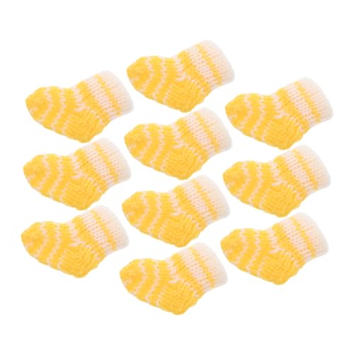 HOMOBABE 10Stücke Teiliges Miniatur Puppensocken aus Süße Stricksocken für Puppenhaus Dekoration und DIY Puppenkleidung für Mikrolandschaften und Miniatursammlungen HOMOBABE 10Stücke Teiliges Miniatur Puppensocken aus Süße Stricksocken für Puppenhaus Dekoration und DIY Puppenkleidung für Mikrolandschaften und Miniatursammlungen von HOMOBABE