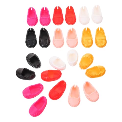 HOMOBABE 12 Paare Puppe Zarte Schuhe Miniatur Niedliche Schuhe Für Puppen Winzig von HOMOBABE
