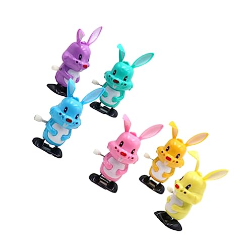 HOMOBABE 12 Stück Hase Zum Aufziehen Jumping Bunny Toy von HOMOBABE