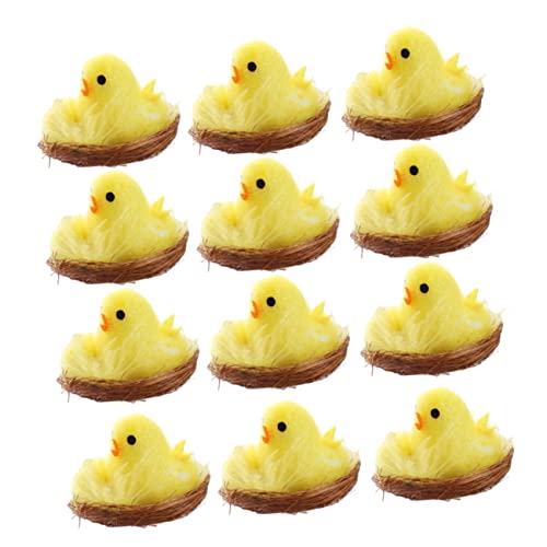 HOMOBABE 12 Stück Hühneranzug Party Dekorationen Henne Küken Hühnerdekor kleine Tierfiguren Mini-Hühnerfiguren Mini-Huhn falsches Huhn Chemiefaser und Kunststoff HOMOBABE 12 Stück Hühneranzug Party Dekorationen Henne Küken Hühnerdekor kleine Tierfiguren Mini-Hühnerfiguren Mini-Huhn falsches Huhn Chemiefaser und Kunststoff von HOMOBABE